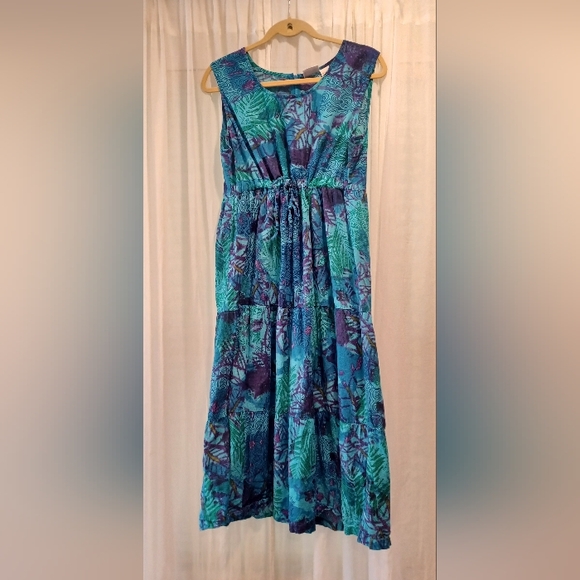 Collections Etc Dresses & Skirts - Vtg Boho Hippie Cotton Dress